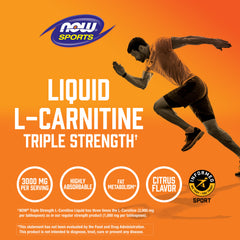 NOW Sports L-Carnitine, Triple Strength Liquid - 473ml/16 fl. oz. NOW Sports L-Carnitine, Triple Strength Liquid - 473ml/16 fl. oz.