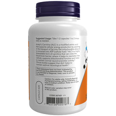 NOW Foods Acetyl-L-Carnitine 500mg NOW Foods Acetyl-L-Carnitine 500mg
