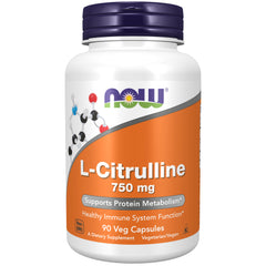 NOW Foods L-Citrulline 750 mg - 90 Veg Capsules NOW Foods L-Citrulline 750 mg - 90 Veg Capsules