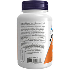 NOW Foods L-Citrulline 750 mg - 90 Veg Capsules NOW Foods L-Citrulline 750 mg - 90 Veg Capsules
