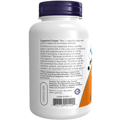 NOW Foods L-Ornithine 500 mg - 120 Veg Capsules NOW Foods L-Ornithine 500 mg - 120 Veg Capsules