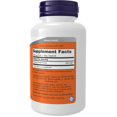 NOW Foods Taurine 500 mg - 100 Veg Capsules NOW Foods Taurine 500 mg - 100 Veg Capsules