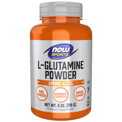 NOW Sports L-Glutamine Powder - 170g/6 oz. NOW Sports L-Glutamine Powder - 170g/6 oz.