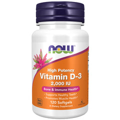 NOW Foods Vitamin D-3 2000 IU