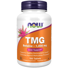 NOW Foods TMG Betaine 1,000 mg - 100 Tablets