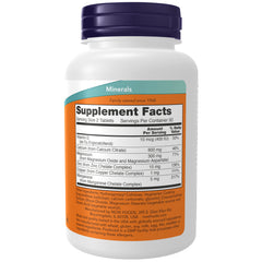 NOW Foods Calcium Citrate - 100 Tablets