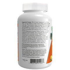 NOW Foods Magnesium Inositol Relax Powder - 454g NOW Foods Magnesium Inositol Relax Powder - 454g