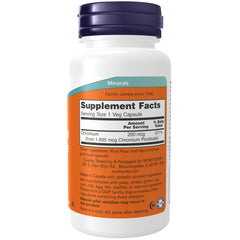 NOW Foods Chromium Picolinate 200 mcg - 100 Veg Capsules NOW Foods Chromium Picolinate 200 mcg - 100 Veg Capsules