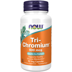 NOW Foods Tri-Chromium 500 mcg with Cinnamon - 90 Veg Capsules NOW Foods Tri-Chromium 500 mcg with Cinnamon - 90 Veg Capsules