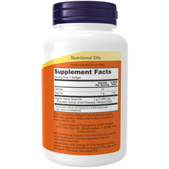 NOW Foods Hemp Seed Oil 1000 mg - 120 Softgels NOW Foods Hemp Seed Oil 1000 mg - 120 Softgels