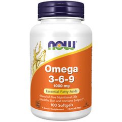 NOW Foods Omega 3-6-9 1000mg - 100 Softgels NOW Foods Omega 3-6-9 1000mg - 100 Softgels