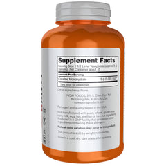 NOW Sports Creatine Monohydrate Powder - 227g NOW Sports Creatine Monohydrate Powder - 227g