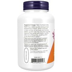 NOW Foods Lecithin 1200mg - 100 Softgels NOW Foods Lecithin 1200mg - 100 Softgels