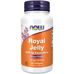 NOW Foods Royal Jelly 1000 mg - 60 Softgels NOW Foods Royal Jelly 1000 mg - 60 Softgels