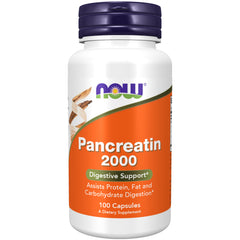 NOW Foods Pancreatin 2000 - 100 Capsules