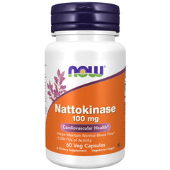 NOW Foods Nattokinase 100mg - 60 Veg Capsules NOW Foods Nattokinase 100mg - 60 Veg Capsules