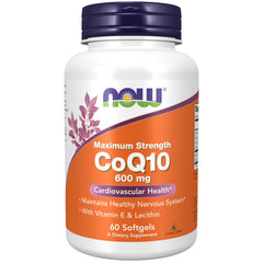 NOW Foods CoQ10 600 mg - 60 Softgels NOW Foods CoQ10 600 mg - 60 Softgels