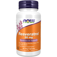 NOW Foods Resveratrol 50 mg - 60 Veg Capsules NOW Foods Resveratrol 50 mg - 60 Veg Capsules