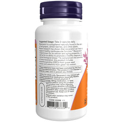 NOW Foods Resveratrol 50 mg - 60 Veg Capsules NOW Foods Resveratrol 50 mg - 60 Veg Capsules