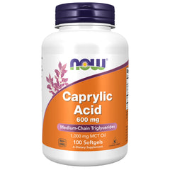 NOW Foods Caprylic Acid 600 mg - 100 Softgels NOW Foods Caprylic Acid 600 mg - 100 Softgels