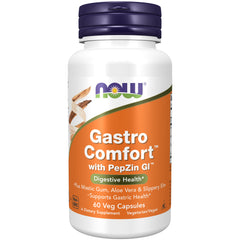 NOW Foods Gastro Comfort with PepZin GI - 60 Veg Capsules NOW Foods Gastro Comfort with PepZin GI - 60 Veg Capsules