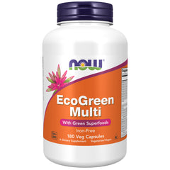 NOW Foods EcoGreen Multi Vitamin - 180 Veg Capsules