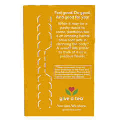 NOW Foods Dandelion Tea, Organic - 24 Tea Bags NOW Foods Dandelion Tea, Organic - 24 Tea Bags