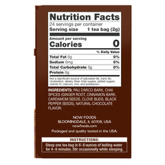 NOW Foods Pau D'Arco Tea - 24 Tea Bags NOW Foods Pau D'Arco Tea - 24 Tea Bags