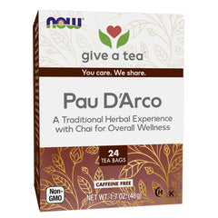 NOW Foods Pau D'Arco Tea - 24 Tea Bags NOW Foods Pau D'Arco Tea - 24 Tea Bags