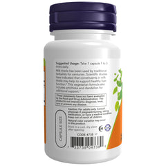 NOW Foods Milk Thistle, Double Strength 300 mg - 50 Veg Capsules NOW Foods Milk Thistle, Double Strength 300 mg - 50 Veg Capsules
