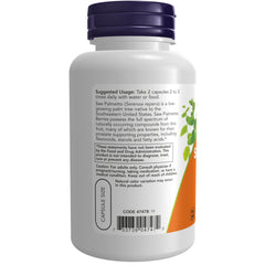 NOW Foods Saw Palmetto Berries 550 mg - 100 Veg Capsules NOW Foods Saw Palmetto Berries 550 mg - 100 Veg Capsules