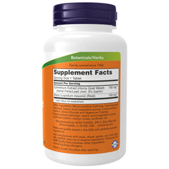 NOW Foods Horny Goat Weed Extract 750 mg - 90 Tablets NOW Foods Horny Goat Weed Extract 750 mg - 90 Tablets
