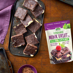 NOW Real Food Monk Fruit with Erythritol, Organic Powder - 1 lb.- 454g NOW Real Food Monk Fruit with Erythritol, Organic Powder - 1 lb.- 454g