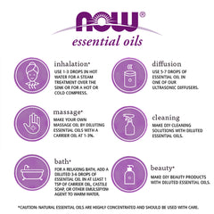 NOW Essential Oils Peaceful Sleep Oil Blend - 30ml