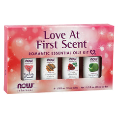 NOW Essential Oils Love At First Scent Kit - 4 x 10ml NOW Essential Oils Love At First Scent Kit - 4 x 10ml