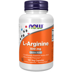 NOW Foods L-Arginine 500 mg - 100 Veg Capsules NOW Foods L-Arginine 500 mg - 100 Veg Capsules