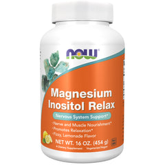 NOW Foods Magnesium Inositol Relax Powder - 454g NOW Foods Magnesium Inositol Relax Powder - 454g