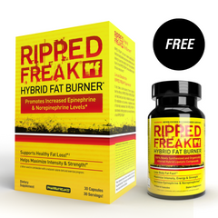 PharmaFreak RIPPED FREAK Hybrid Fat Burner 30 Capsules + FREE 10 Capsules