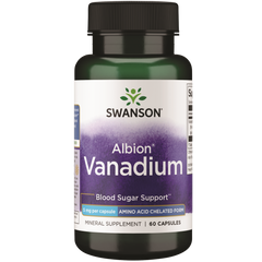 Swanson Ultra Albion Vanadium 5mg - 60 Capsules Swanson Ultra Albion Vanadium 5mg - 60 Capsules
