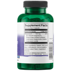 Swanson Albion Magnesium Glycinate 133mg - 90 Capsules Swanson Albion Magnesium Glycinate 133mg - 90 Capsules