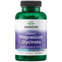 Swanson Albion Magnesium Glycinate 133mg - 90 Capsules Swanson Albion Magnesium Glycinate 133mg - 90 Capsules