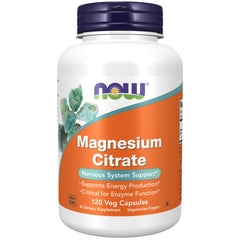 NOW Foods Magnesium Citrate - 120 Veg Capsules NOW Foods Magnesium Citrate - 120 Veg Capsules