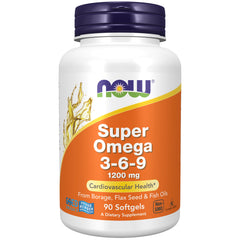NOW Foods Super Omega 3-6-9 1200mg - 90 Softgels NOW Foods Super Omega 3-6-9 1200mg - 90 Softgels