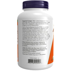 NOW Foods Inulin Prebiotic Pure Powder, Organic - 227g