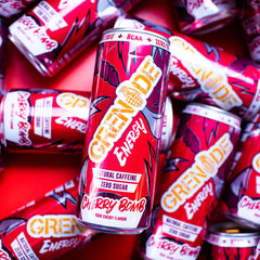 Grenade Cherry Bomb Energy Drink (12 Pack) 330ml