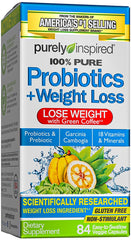 Purely Inspired 100% Pure Probiotics + Weight Loss - 84 Veg Capsules