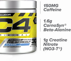 Cellucor C4 Original Pre-Workout Powder - 195g Cellucor C4 Original Pre-Workout Powder - 195g
