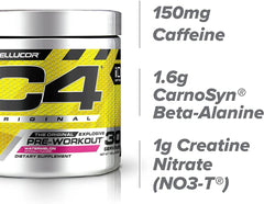 Cellucor C4 Original Pre-Workout Powder - 195g Cellucor C4 Original Pre-Workout Powder - 195g