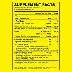 Cellucor C4 Ripped Pre-Workout Powder Cellucor C4 Ripped Pre-Workout Powder