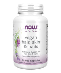 NOW Solutions Hair Skin & Nails Vegan - 90 Veg Capsules